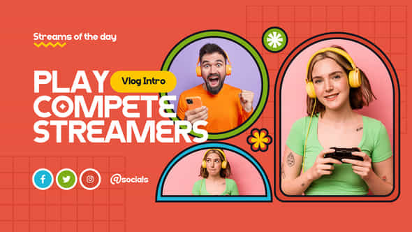 Youtube Vlog Intro - VideoHive 45859285