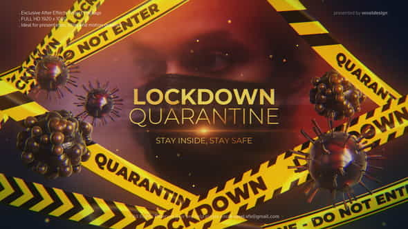 Lockdown Quarantine Cinematic Title - VideoHive 26391496