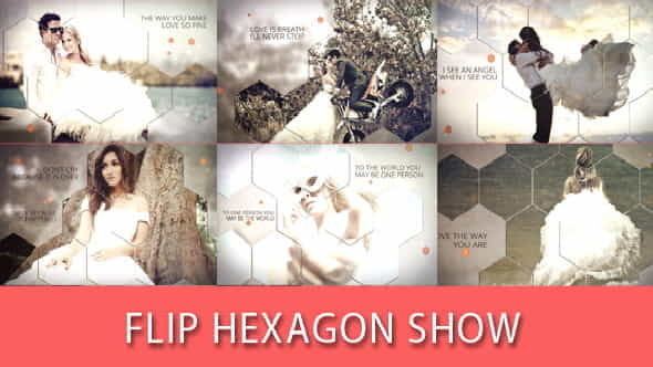 Flip Hexagon Show - VideoHive 6576998