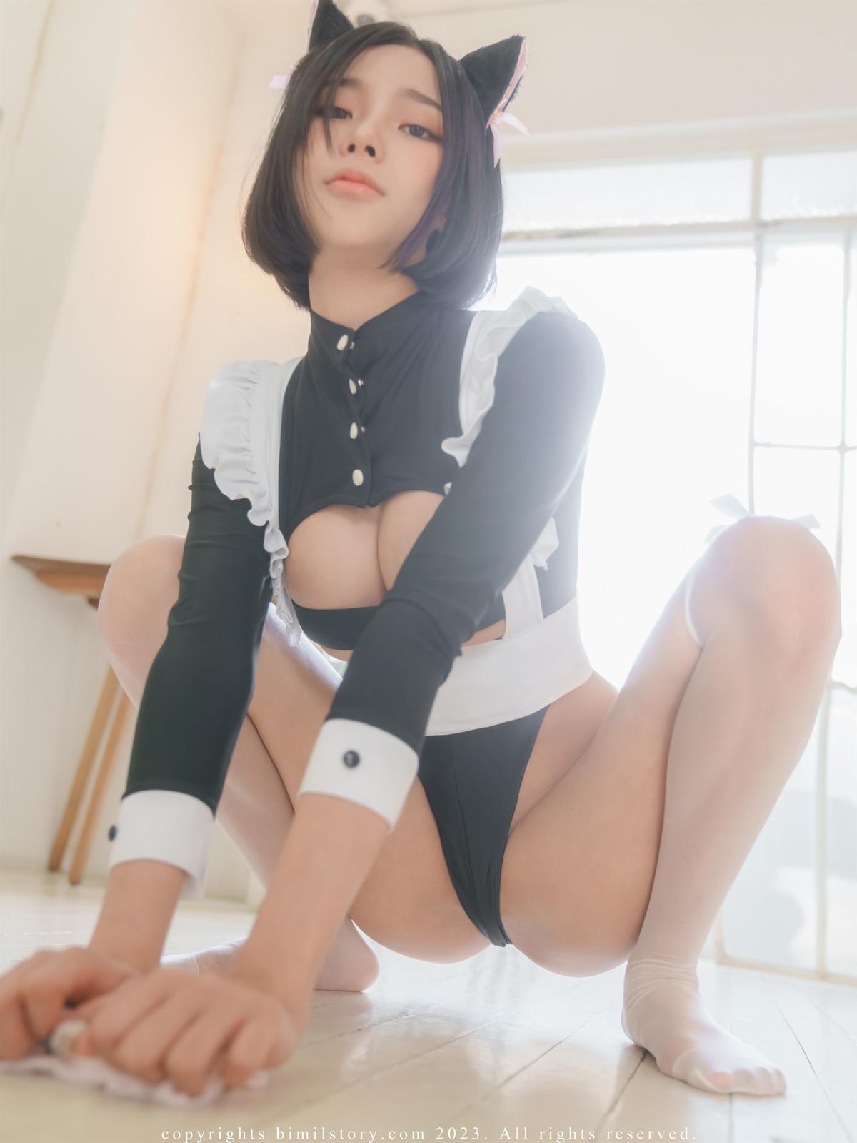 Mina 민아, [Bimilstory] Black Cat Mina Set.02(6)