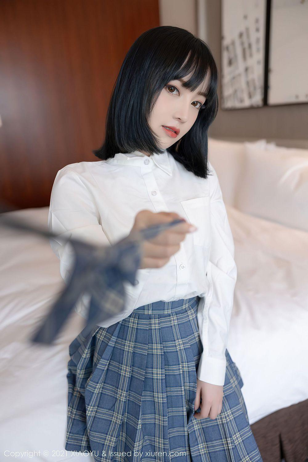 [小雨XIAOYU] Vol.508 豆瓣酱 - 深受男士钟爱的JK制服套图(16)