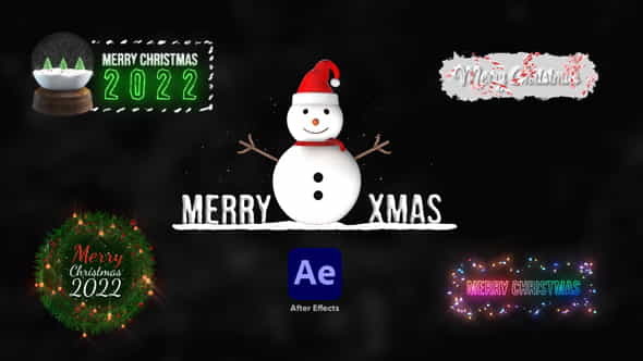 Christmas Creative Titles - VideoHive 35275515