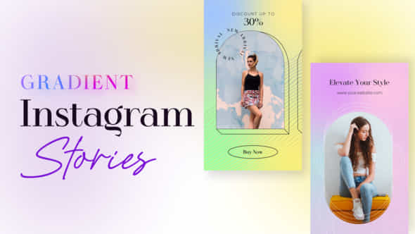 Gradient Instagram Stories - VideoHive 50643300
