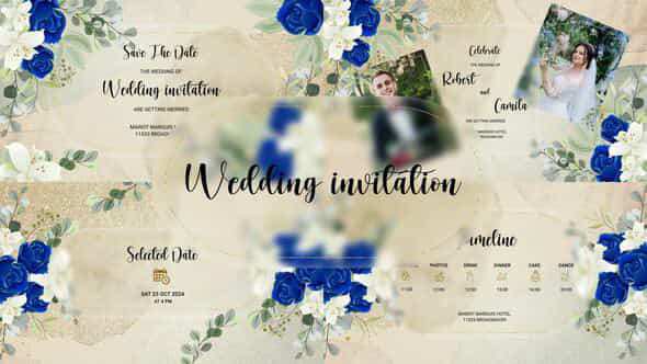 Wedding Invitation Mogrt - VideoHive 50744547