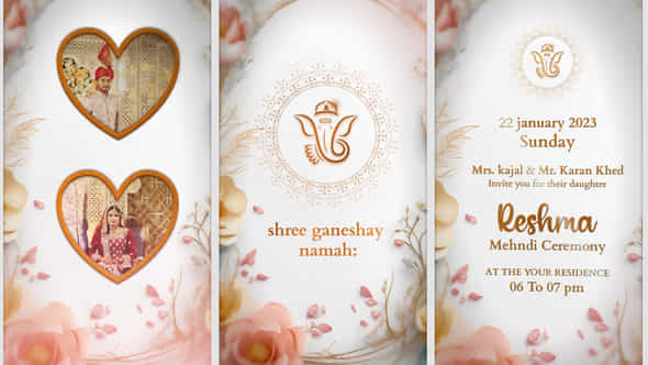 Indian Wedding Invitation After Effects - VideoHive 51107143