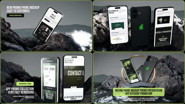 Nature Phone Mockup Promo - VideoHive 56815776