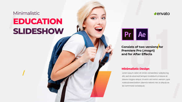 Education Minimalistic Promo - VideoHive 25573402