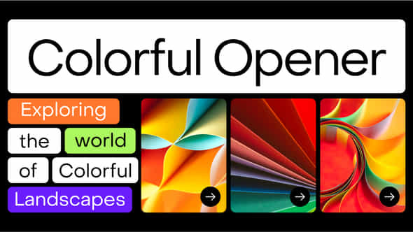 Colorful Opener - VideoHive 55777093