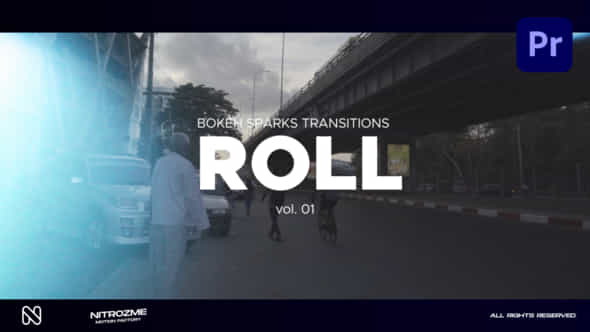 Bokeh Roll Transitions - VideoHive 47515580