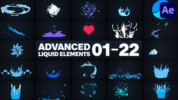 Advanced Liquid Elements - VideoHive 46438479