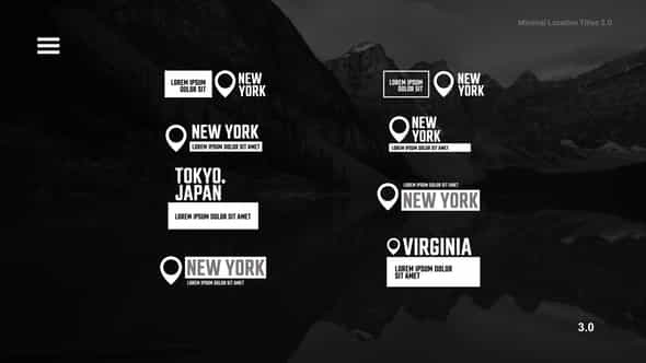 Location Titles Mogrt - VideoHive 53008934