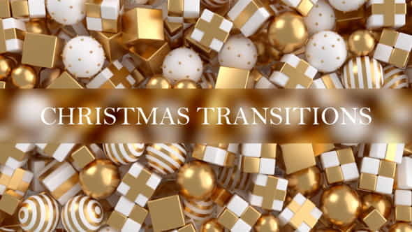 Christmas Balls Transitions - VideoHive 35240379