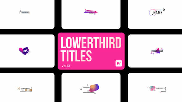 Lowerthird Titles 13 - VideoHive 45314866