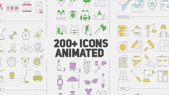Icons Library - VideoHive 14484457