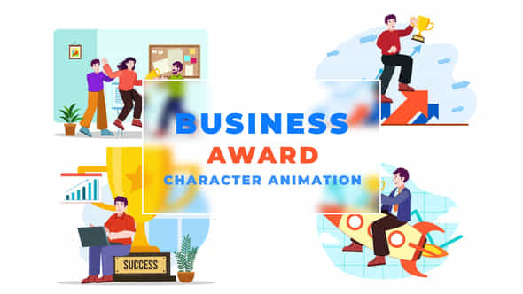 Business Award Character - VideoHive 39797059