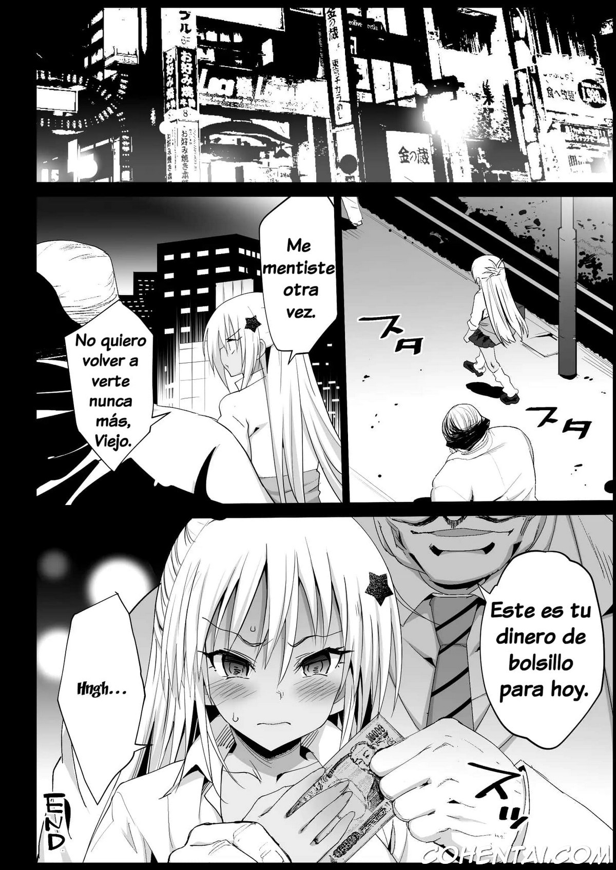 Kyousei Enkou 2 ~Kuro Gal JK o Kane de Dakitai~ (Yuru Camp) xxx comics manga porno doujin hentai español sexo 