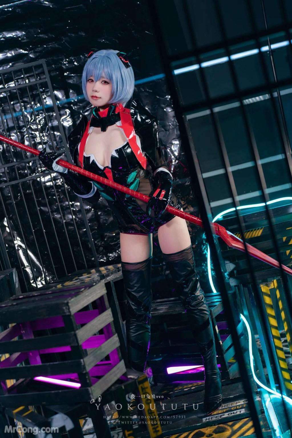 Coser@黏黏团子兔:『黑凌波』&小剧场 (50 photos )(4)