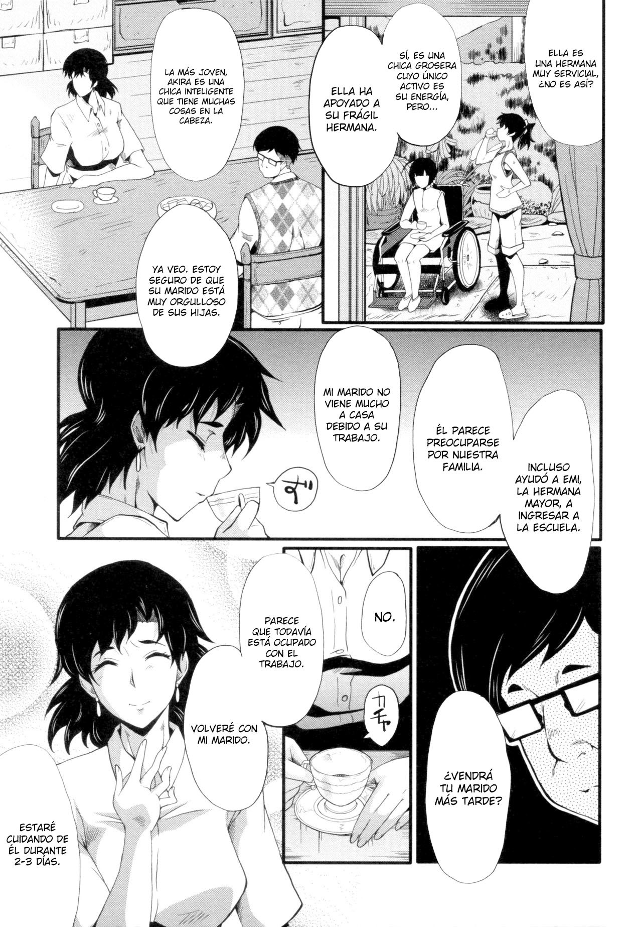 [SINK] Tanoshiki Wagaya Ch. 6 (Yaribeya no Oyako) (BUSTER COMIC 2016-05) [Spanish] [Digital]