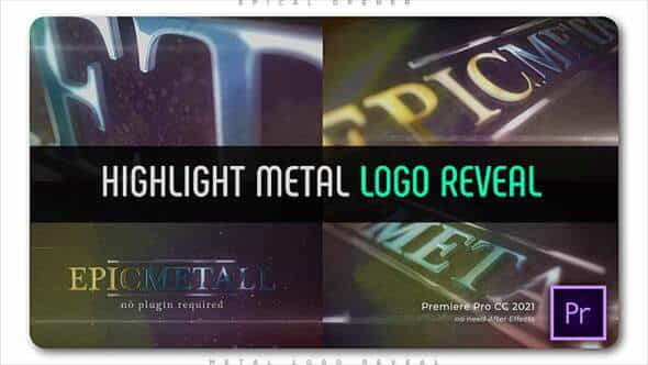 Highlight Metal Logo Reveal - VideoHive 32798681