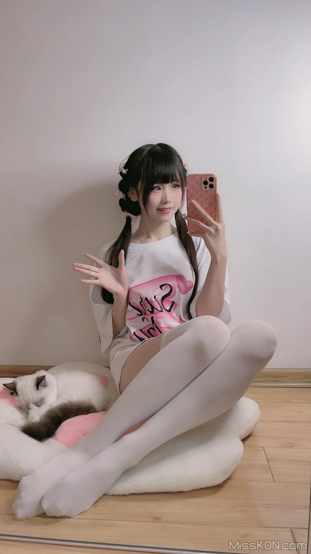 Coser@miko酱ww: mikoの白丝01 (241 photos)(26)