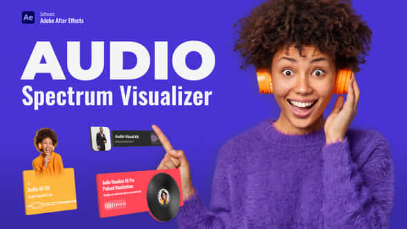 Music Radio Podcast Audio Spectrum Visualizer - VideoHive 37297382