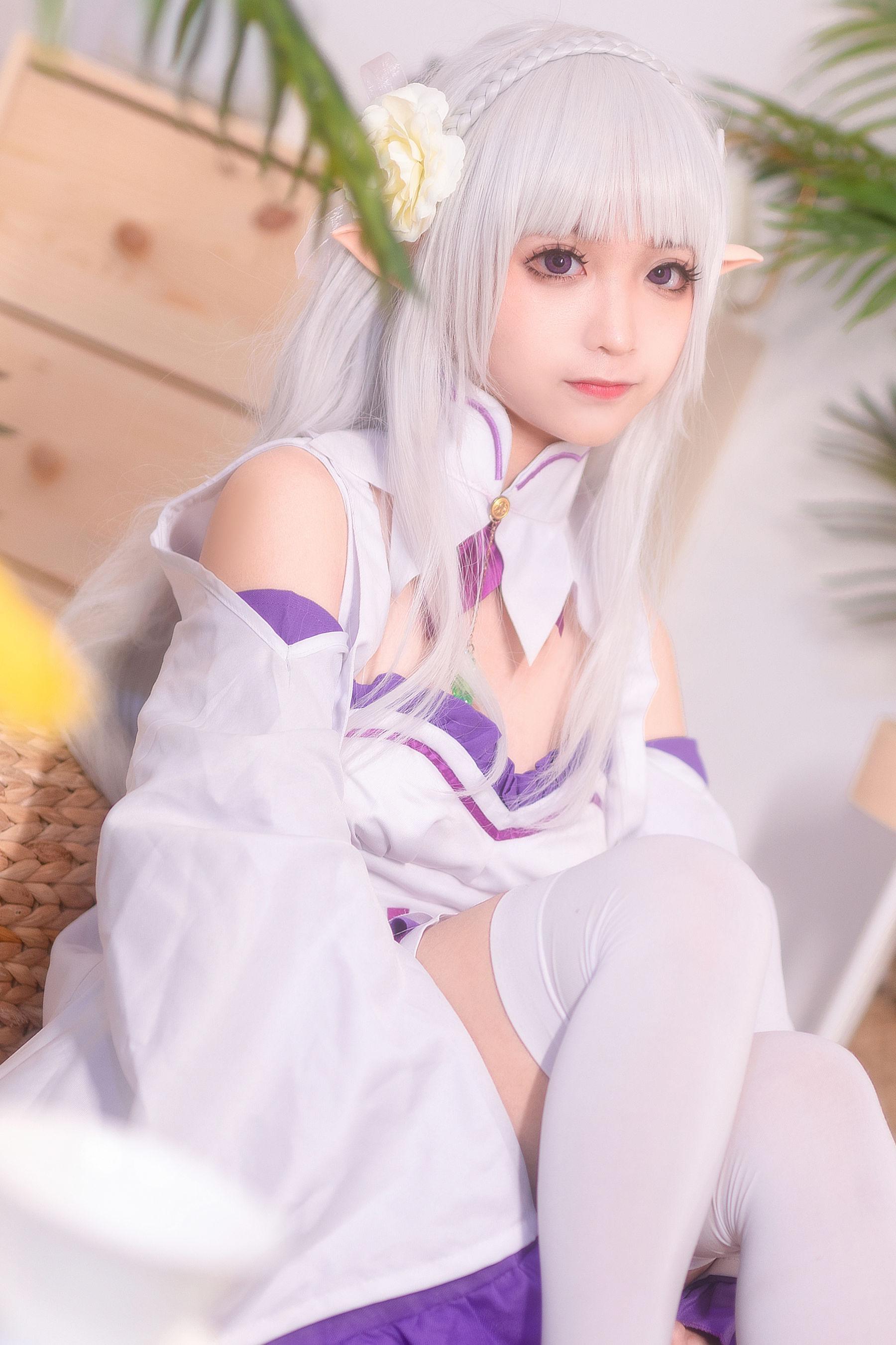 [美女Coser] 蠢沫沫 《艾米利亚》 写真集(4)