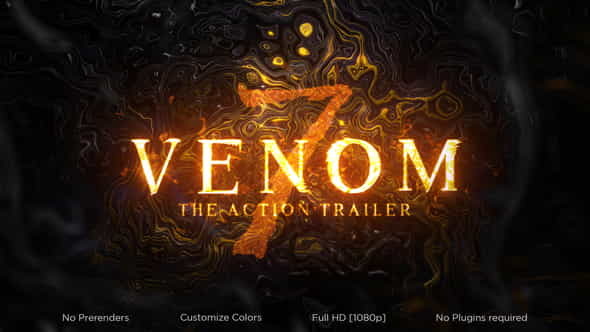 Venom The Action Trailer 7 - VideoHive 25250243