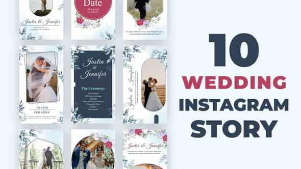 Wedding Instagram Story Pack Wedding - VideoHive 34816124
