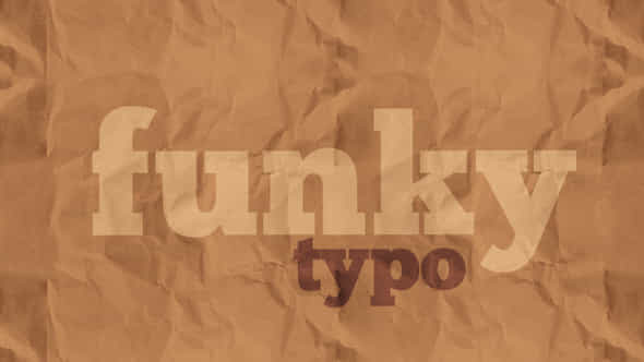 Funky Typo - VideoHive 4804520