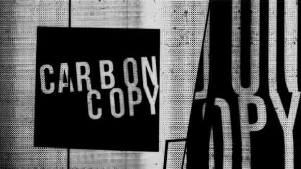 CarbonCopy Type Promo - VideoHive 8988941