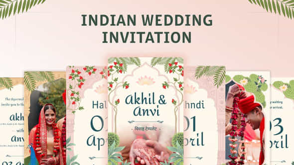 Indian Wedding Invitation - VideoHive 58514412