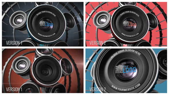 Photography Lens Logo 2 - VideoHive 20764107