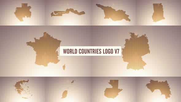World Countries Logo - VideoHive 38962028