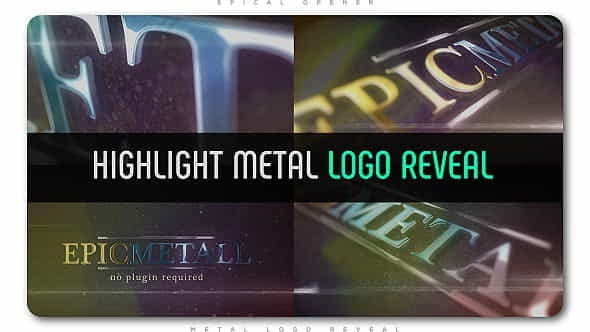 Highlight Metal Logo Reveal - VideoHive 20027337