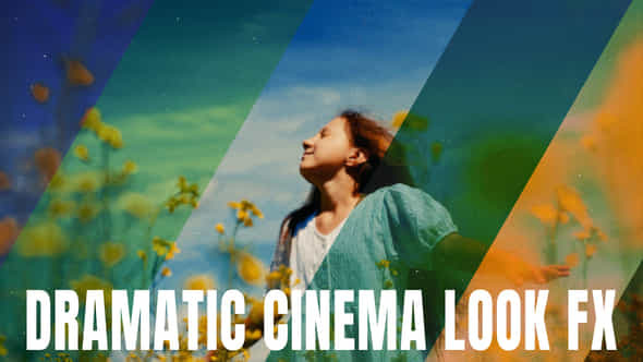Dramatic Cinema Look Effects Moody Color Grades Filmstyle Overlays - VideoHive 59122875