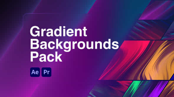 Gradient Backgrounds Pack - VideoHive 35814811