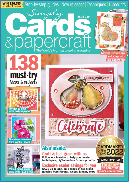 Simply Cards & Papercraft - Issue 229, 2022