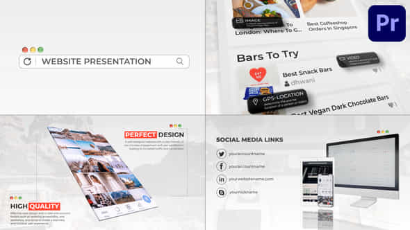 Clean Website Presentation - VideoHive 46760916