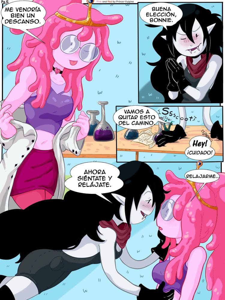 Pink and Red – Bubbline Comic - 5