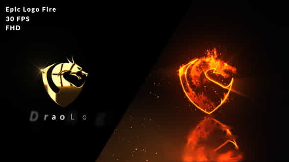 Epic Fire Logo Reveal - VideoHive 30854069