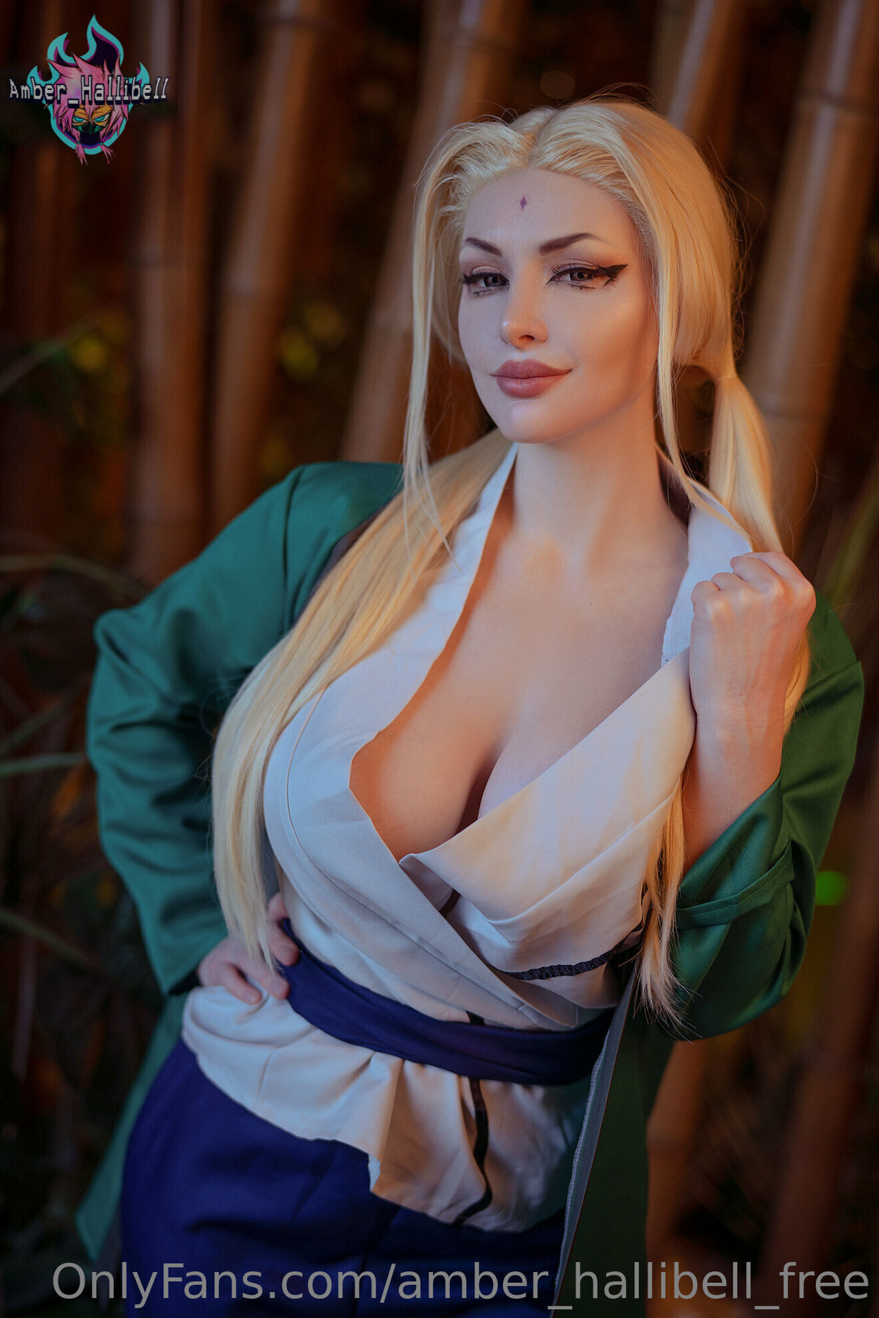Amber Hallibell as Tsunade - amber_hallibell_free