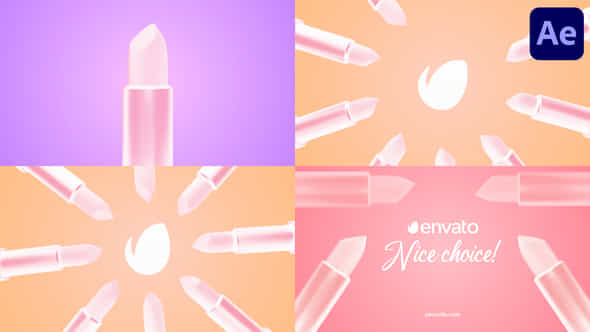 Lipstick Logo Opener For After Effects - VideoHive 53203436