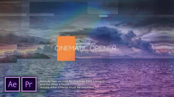 Universal Cinematic Opener - VideoHive 30776241