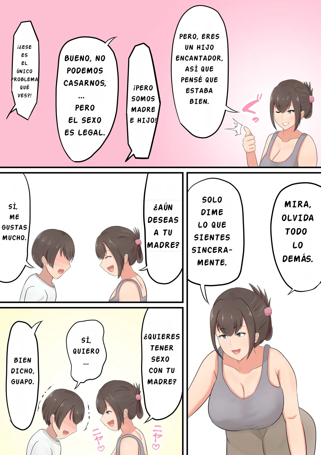 [Shirakumo Zen] Oiwai ni Okaa-san ga Fudeoroshi Shite Kureta Hanashi  ¡¡Celebarndo con mama mi primer empleo!! [Spanish] [No Man Scan]