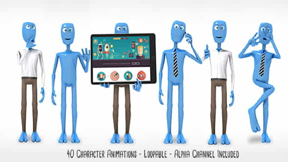 Funny Character - Animation Toolkit - VideoHive 17388403