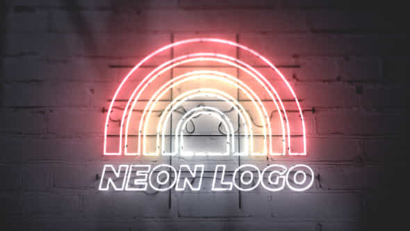 Neon Logo - VideoHive 39035658