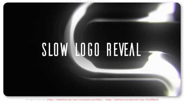 Slow Logo Reveal - VideoHive 52683378