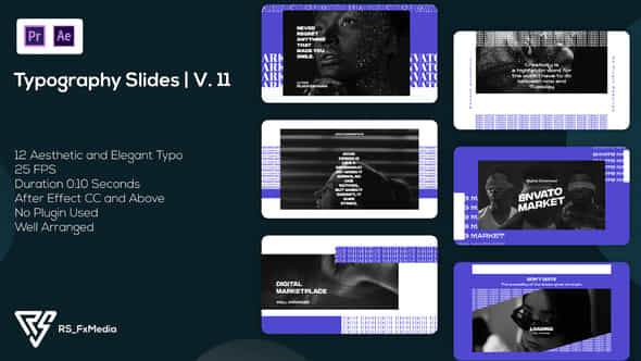 Typography Slides - - VideoHive 34945035