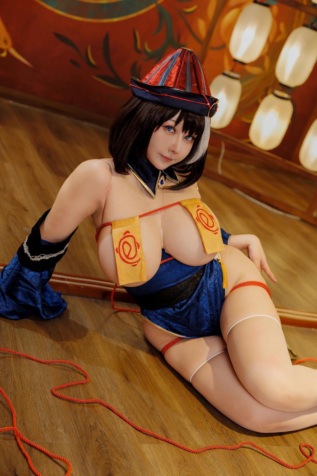 Cosplay KANEKO咔喵 – 碧蓝航线 华甲僵尸(9)