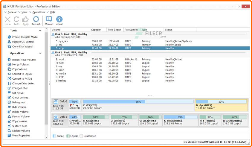 NIUBI Partition Editor 10.0.0 X32x64 Tech Portable By 7997 NpLZqT2x_o